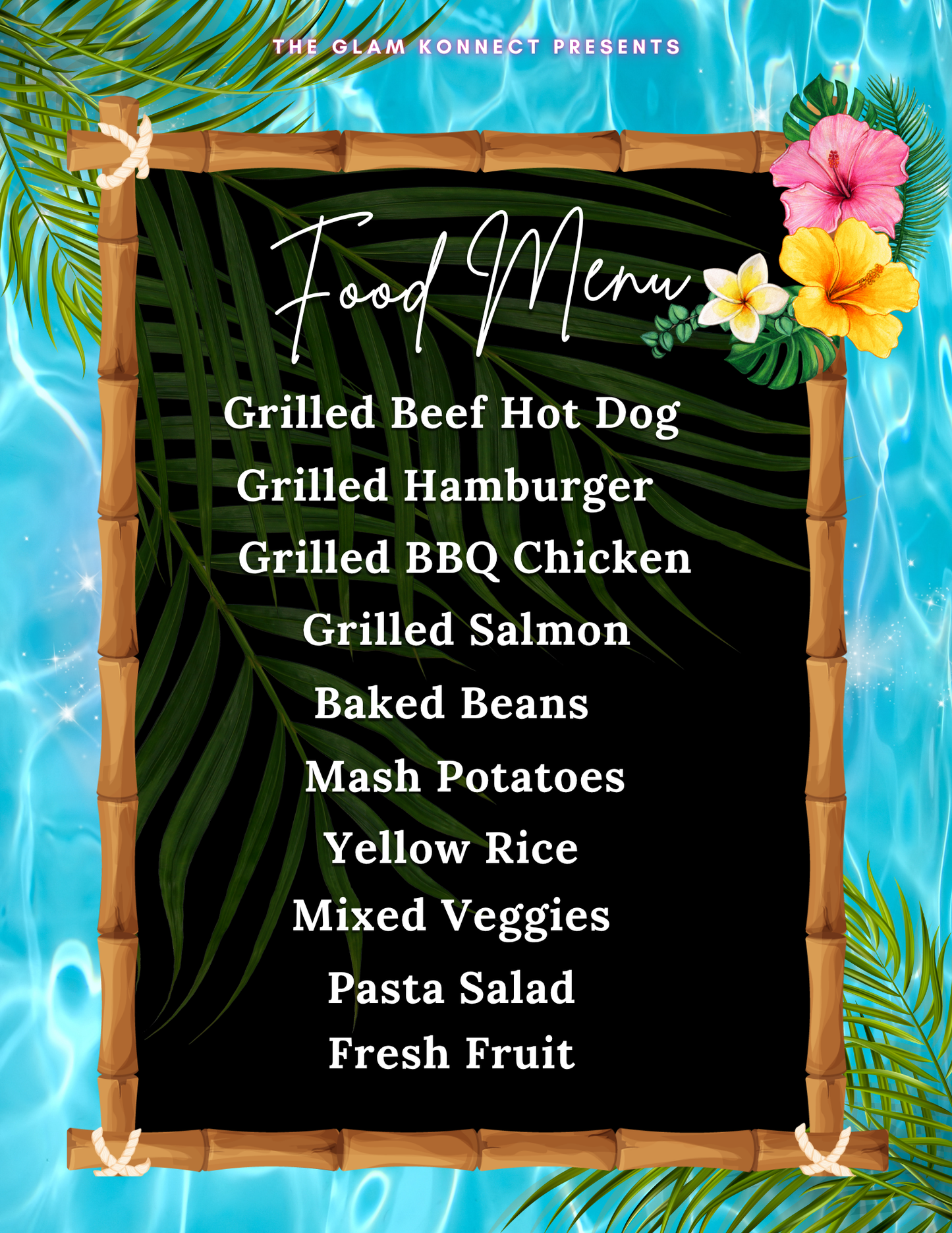 Glam Konnect: Pink Tiki Pool Party