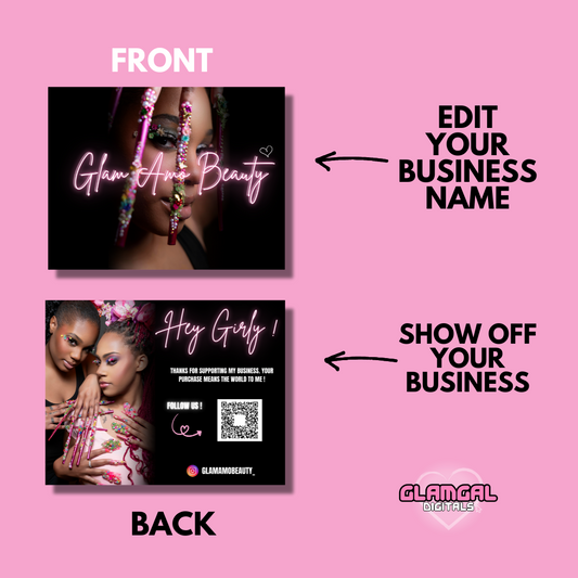 Custom Thank You Cards (Digital)